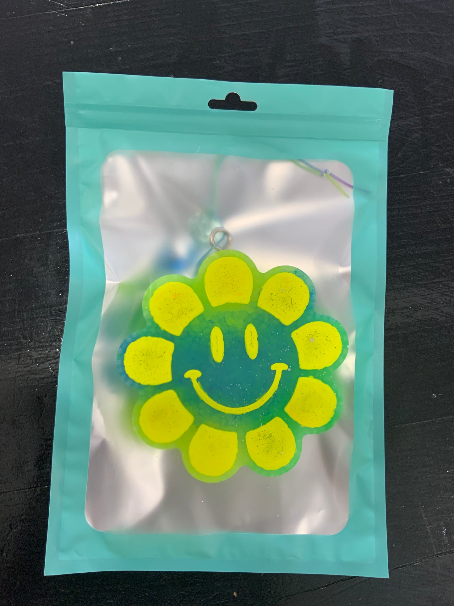 Smiley Daisy Car Freshie