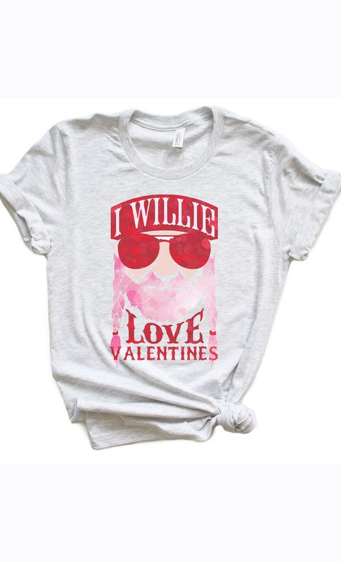 Willie Love Valentines T-Shirt