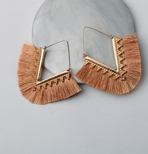 Bohemian Tassel Dangle Earring