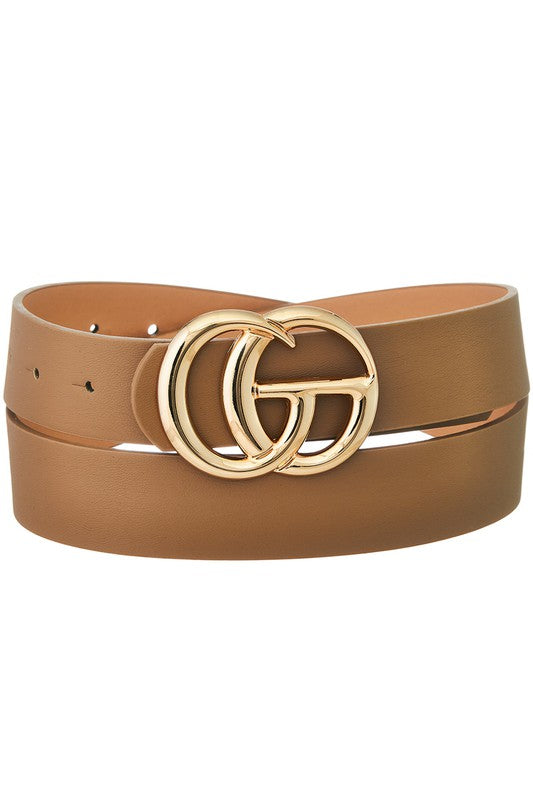 GO Gold Buckle Belt