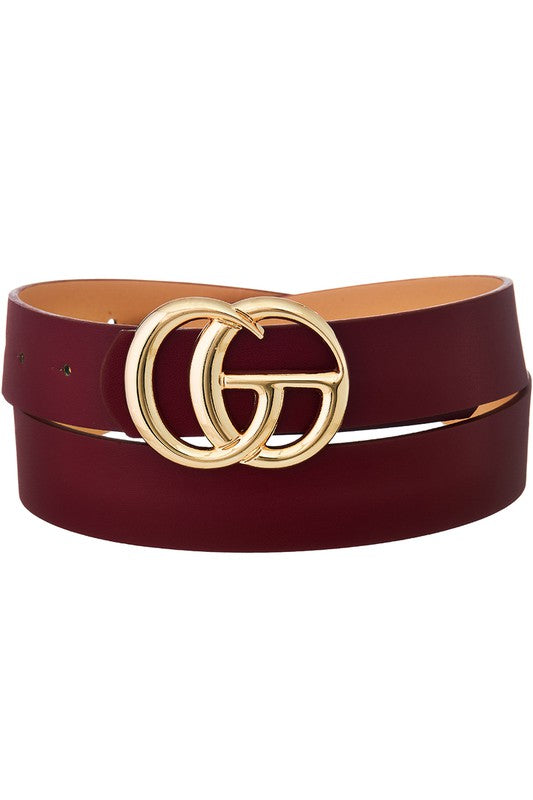 GO Gold Buckle Belt