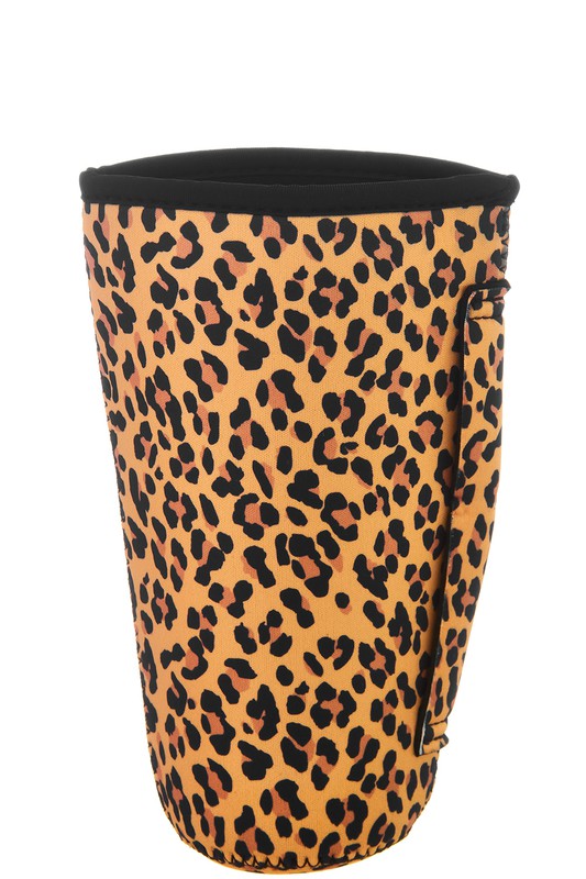 Leopard Tumbler Drink Sleeve