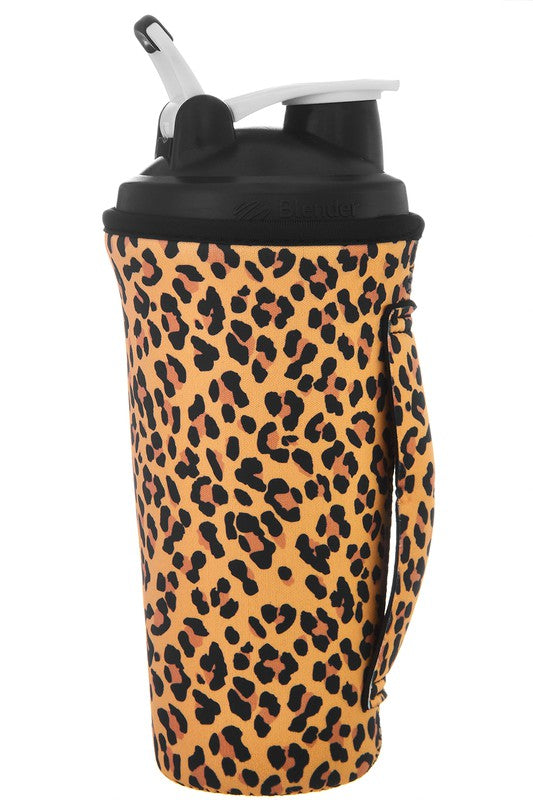 Leopard Tumbler Drink Sleeve