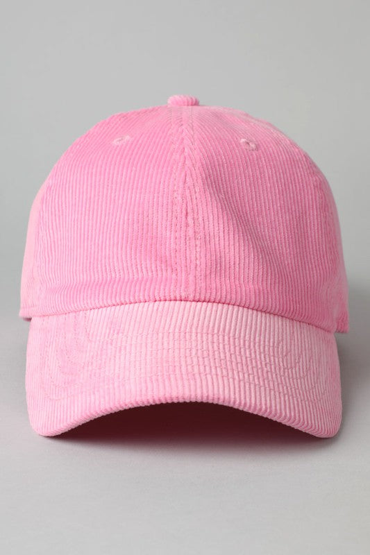 Corduroy Baseball Cap