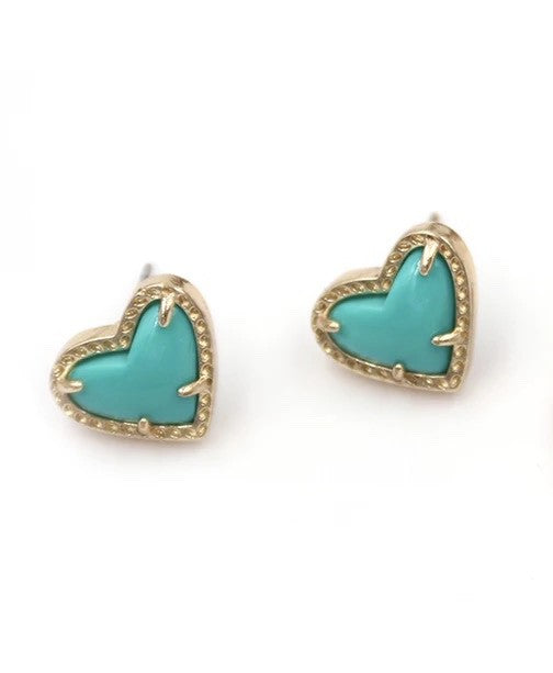 Heart Stud Earings