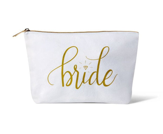 White Bride Makeup Bag