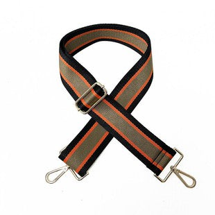 Orange/Black Stripe Guitar Strap