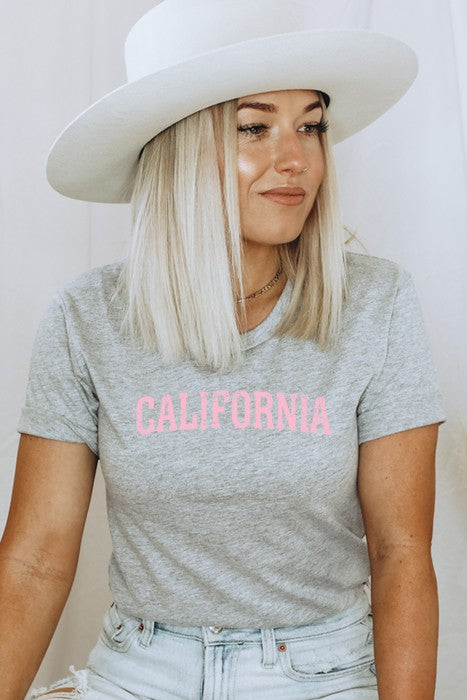 Heather Grey California Tee