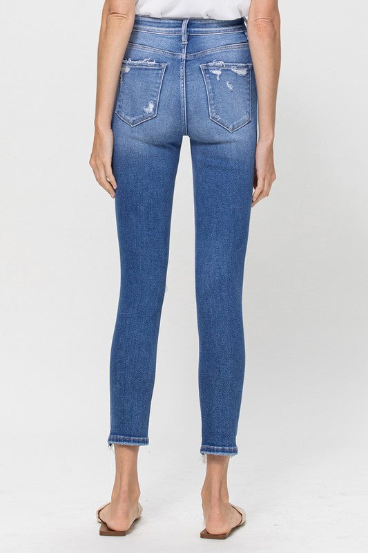 Vervet High Rise Crop Skinny