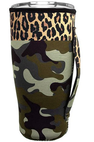 Camo Tumbler Drink Sleeve