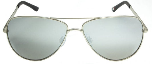 Aviator Matte Silver/Silver Mirrored Lens Sunnies 7062-02