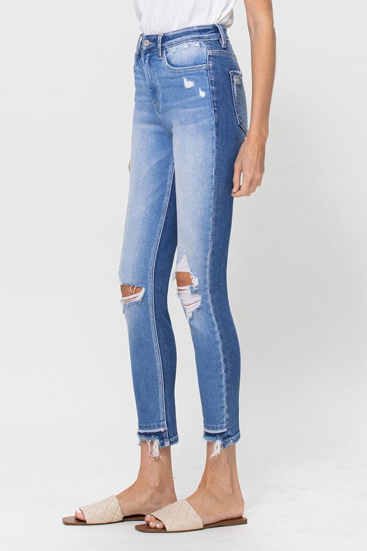 Vervet High Rise Crop Skinny