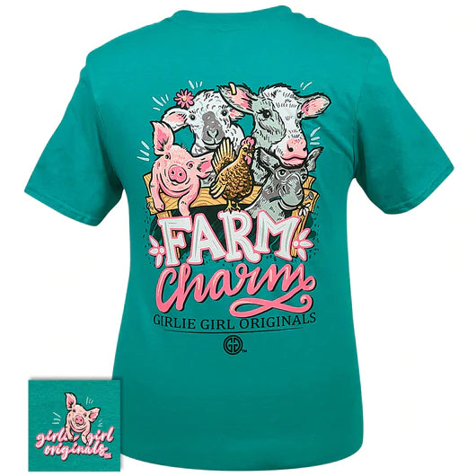 Girlie Girl Farm Charm Tee