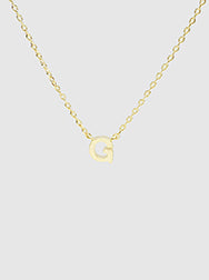 Gold Initial Necklace