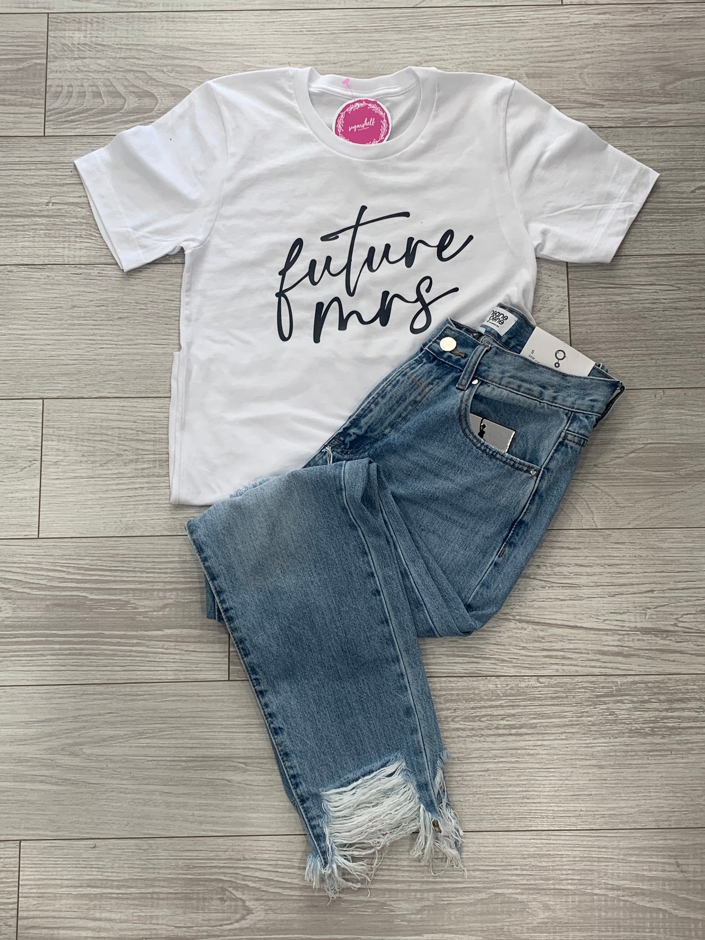 White Future Mrs. Graphic Tee