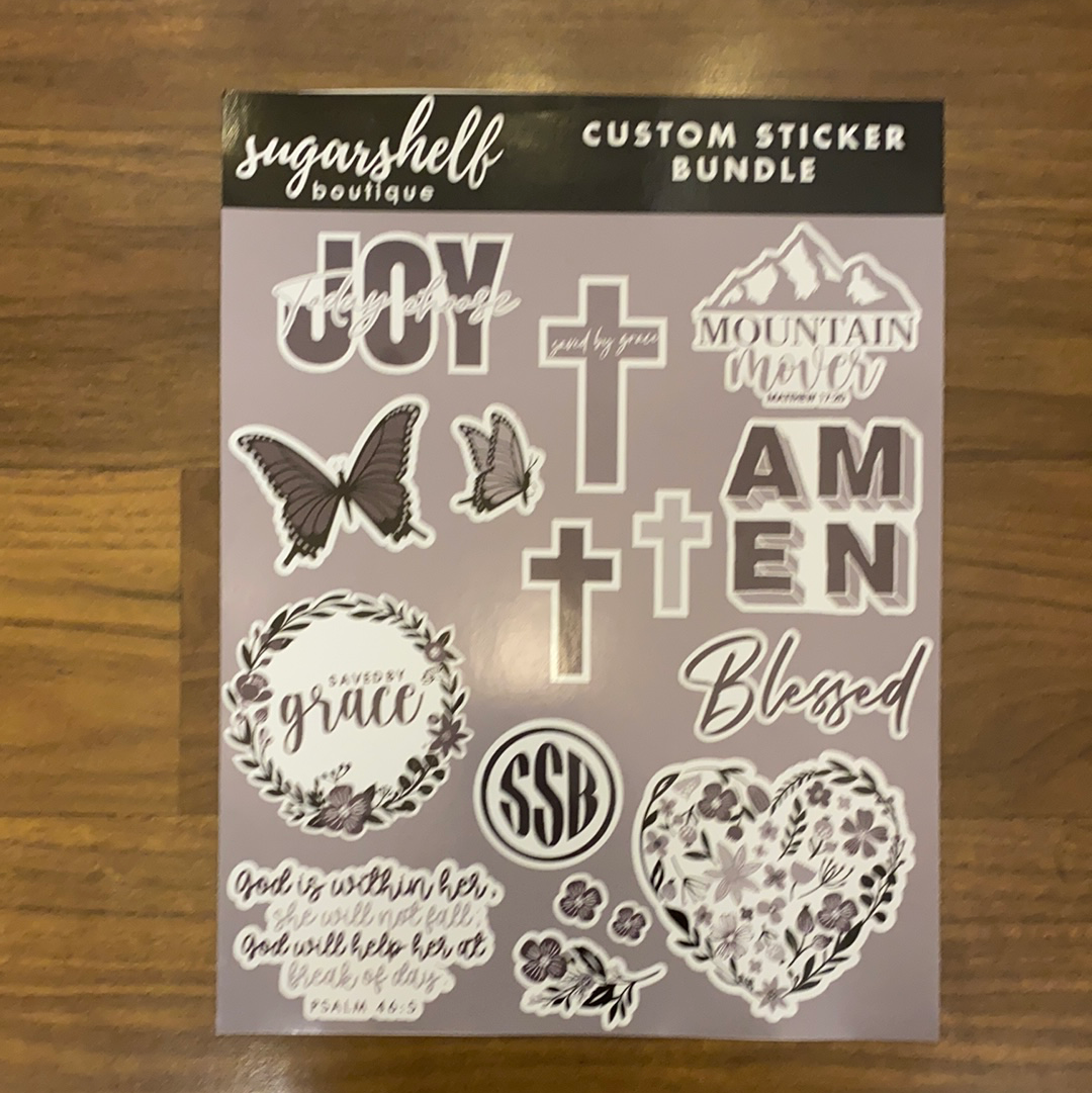 Faith Custom Sticker Bundle