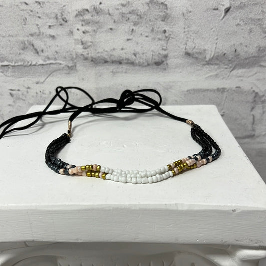 Multicolor Beaded Hat Band