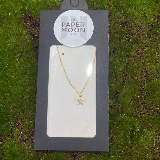 Gold Starfish Necklace