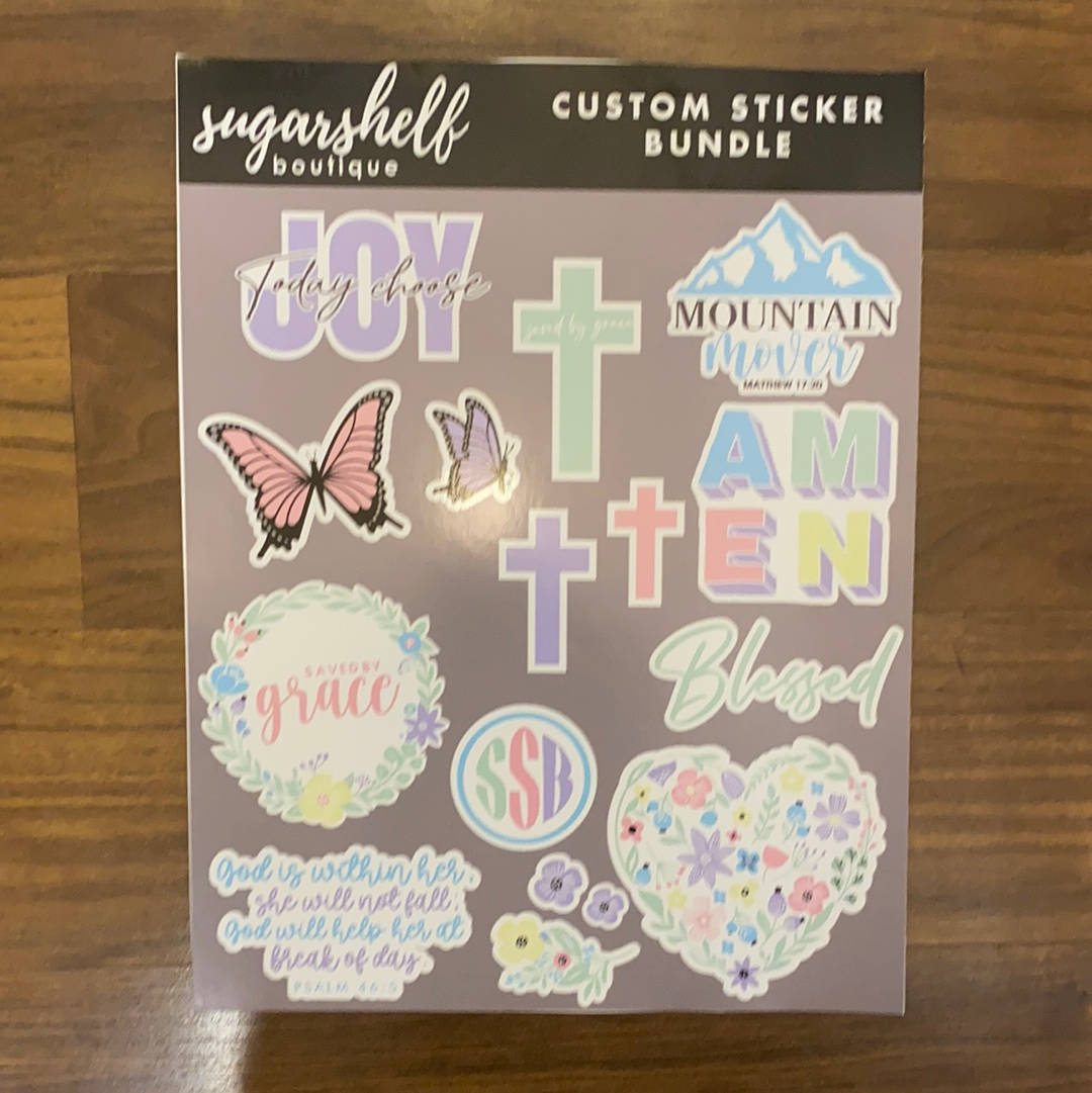 Faith Custom Sticker Bundle