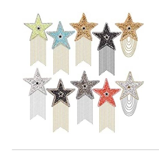 Rhinestone Star Patch