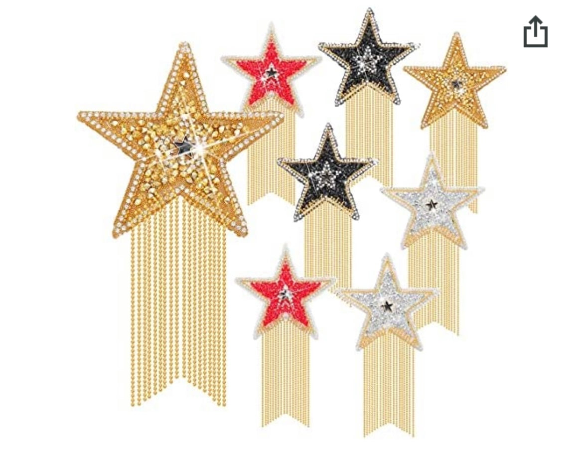 Rhinestone Star Patch