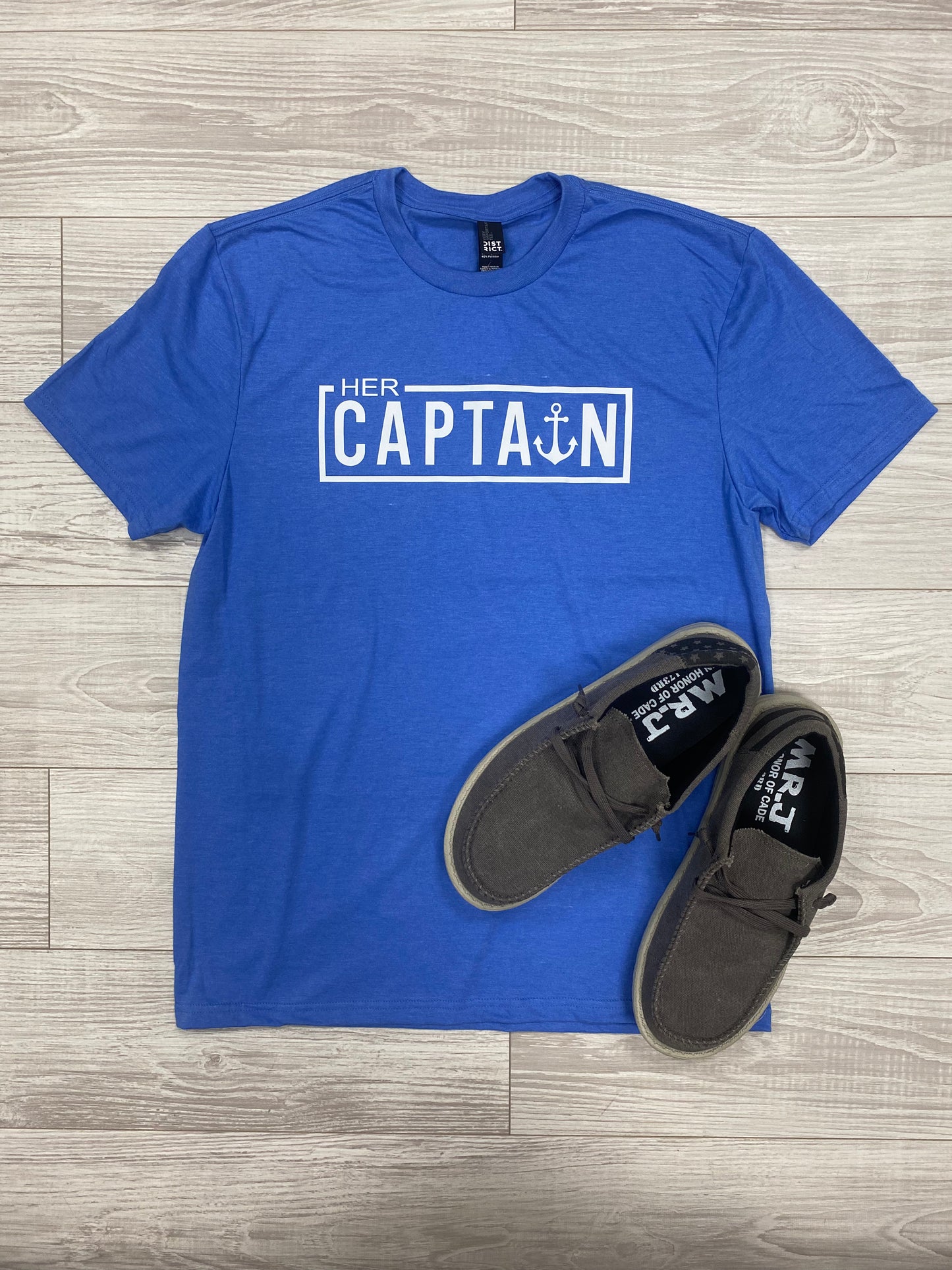 Blue Her Captain Tee Shirt