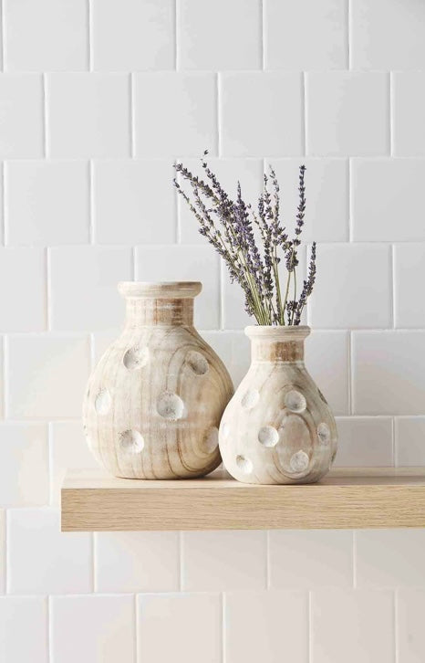Mud Pie Lg Paulownia Vase