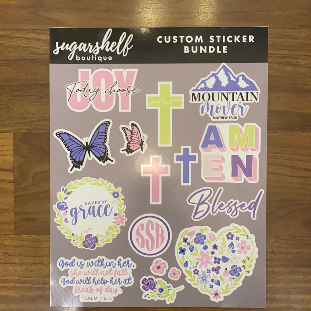 Faith Custom Sticker Bundle