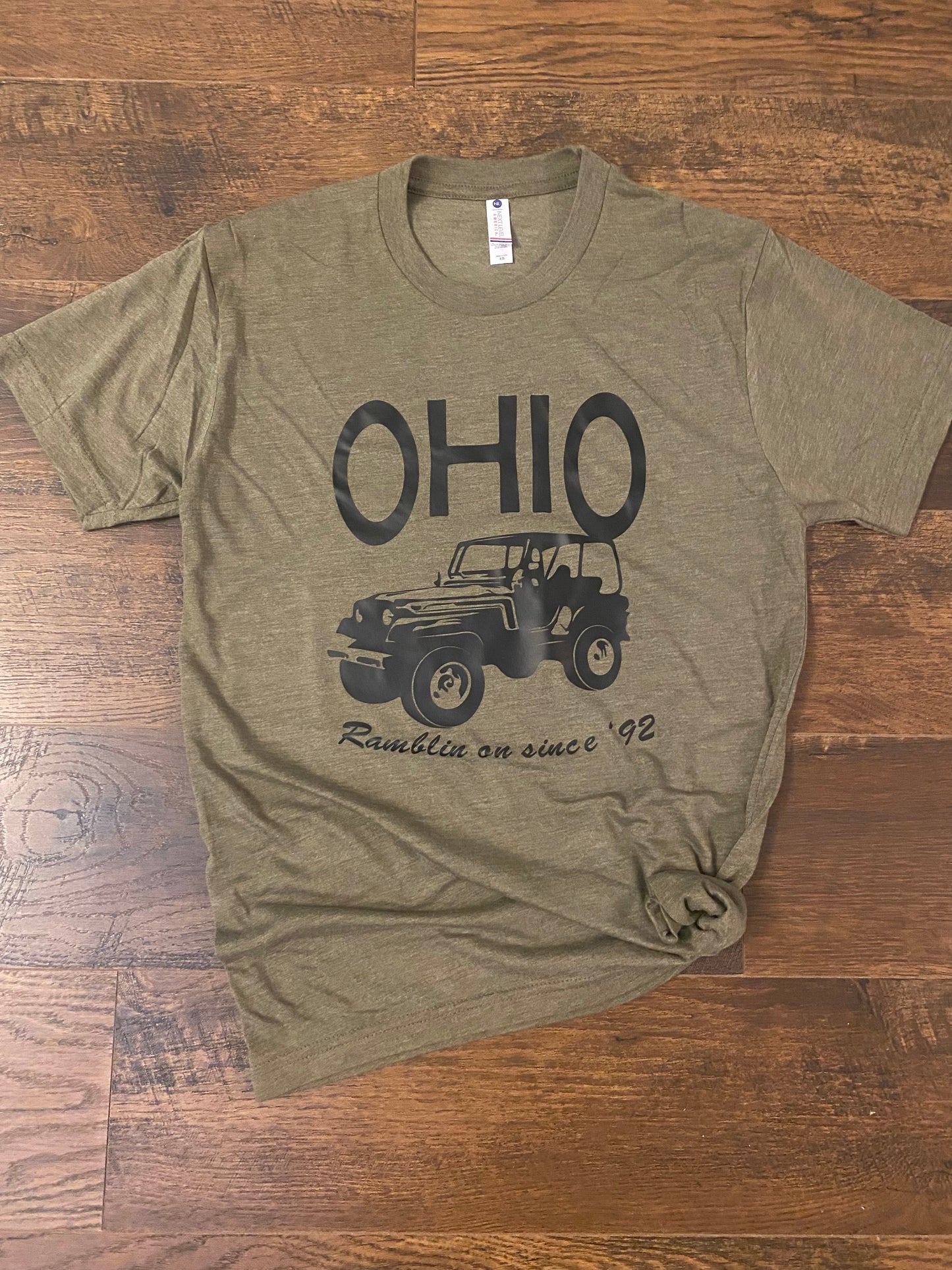 Army Green 4x4 Ramblin Tee